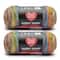 2 Pack Red Heart® Super Saver® Bitty Stripes™ Yarn